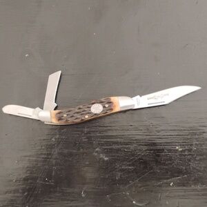 Rite Edge Three Bladed, Knife Built Tough It Says On The Longer Blade.